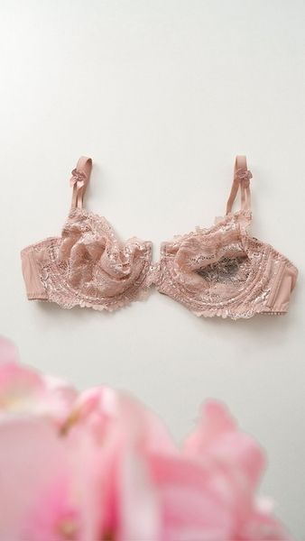 Женский бюстгальтер кружевной без поролона С 6280 6280pu85C фото VL 2