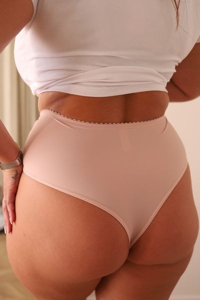 Жіночі трусик стринги 2600 Пудровий 2600pu2XL фото VL 2