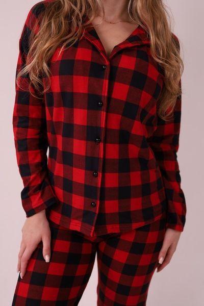 Жіноча піжама мікробайка сорочка + штани 5655 Червоний 2XL 5655che2XL фото от Валентина Линджери