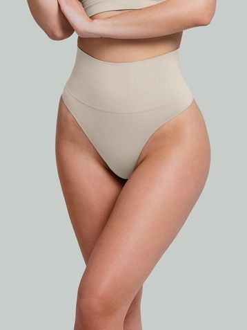 Жіночі трусики бразиліани стягуючі Джулія 0569 Бежевий 0569be2XL фото VL 2