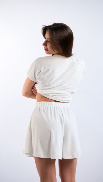 Женская пижама велюровая шорты-юбка + футболка VL 059 059biXL2XL фото от Валентина Линджери