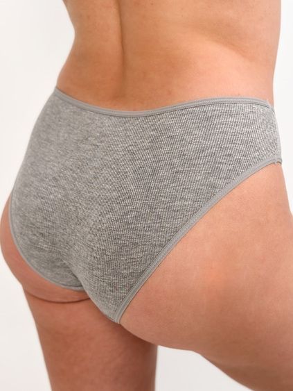 Женские трусики слипы хлопковые в рубчик 838 838sirXL фото VL 2