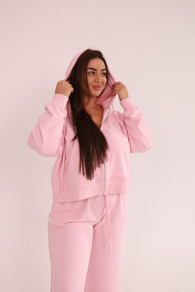 Женский костюм трехниткая кофта на молнии + штаны VL 0150 0150ba3XL4XL фото от Валентина Линджери
