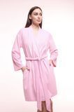 Жіночий халат короткий велюровий VL 092 Барбі 092baXL2XL фото Valentine Lingerie