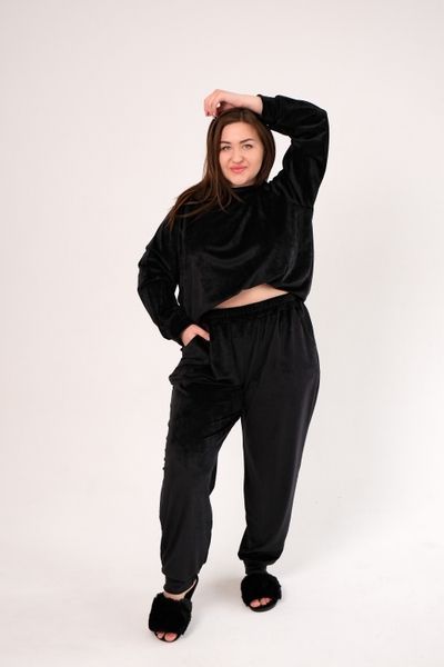 Костюм Велюр Свитшот + штаны Батал VL 0462 0462bl2XL фото от Валентина Линджери