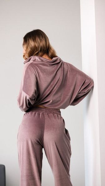 Жіночий костюм велюр "Кофта + штани з стопером" VL 058 Капучино 058kaLXL фото від Валентина Лінджері