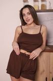 Женская пижама из вискозы майка + шорты VL 0172 0172korXL2XL фото Valentine Lingerie