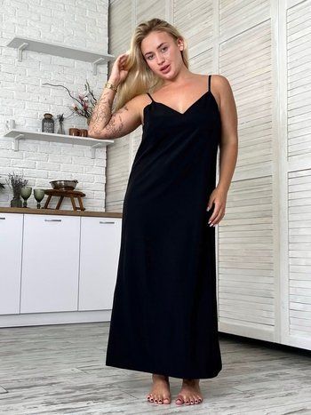 Жіноча сукня 0124 Чорний 0124bl2XL фото від Валентина Лінджері