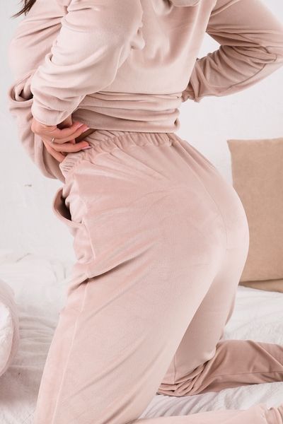 Женский костюм велюр батал худые + брюки VL 0412 0412pu2XL фото от Валентина Линджери